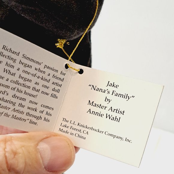 Vintage Richard Simmons Nana's Family Uncle Jake Doll In Suit 11" Figure - Picture 4 of 9